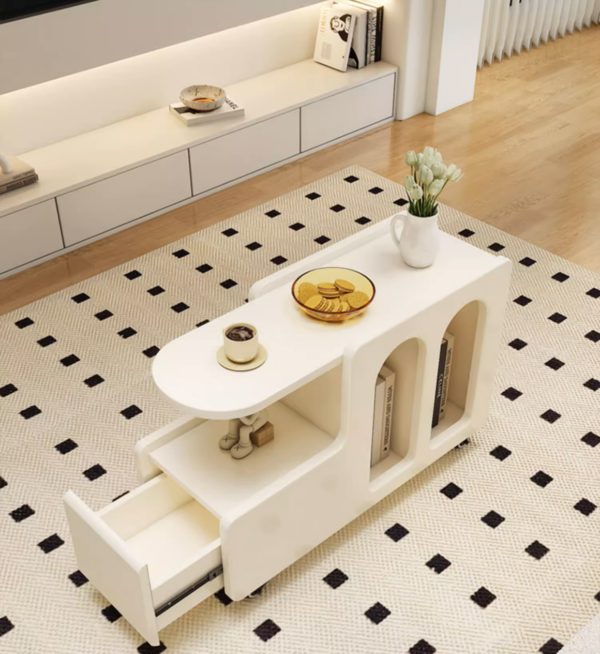 Swift Glide Mobile Coffee Table