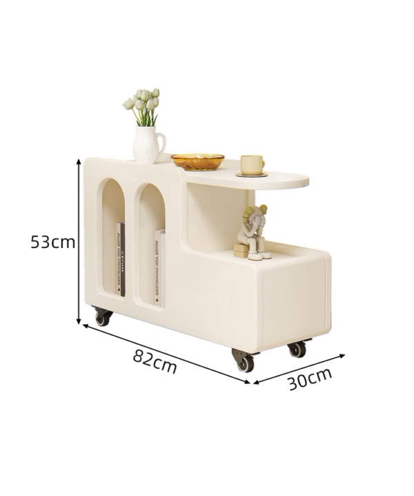 Swift Glide Mobile Coffee Table