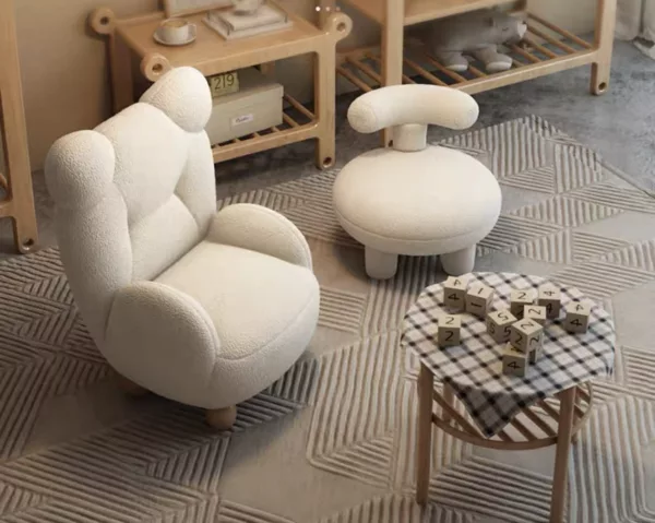 Bear Hug Armchair and Ottoman Set