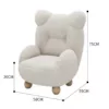 Bear Hug Armchair and Ottoman Set