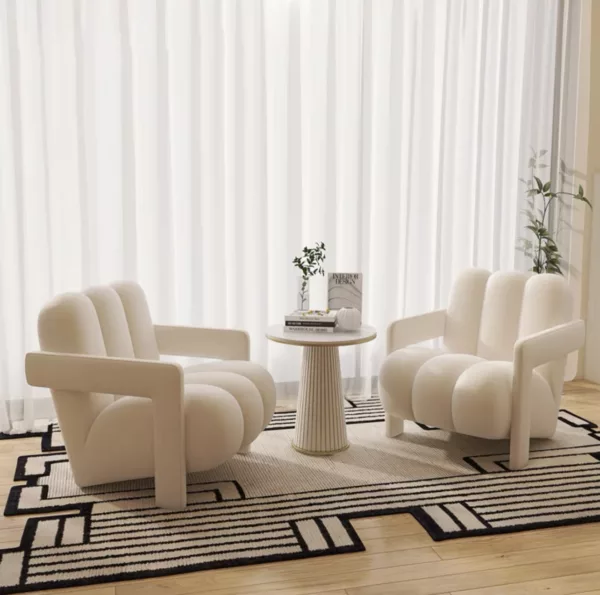 Plush Arc Armchair