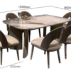 Marmo Radiance Dining Table