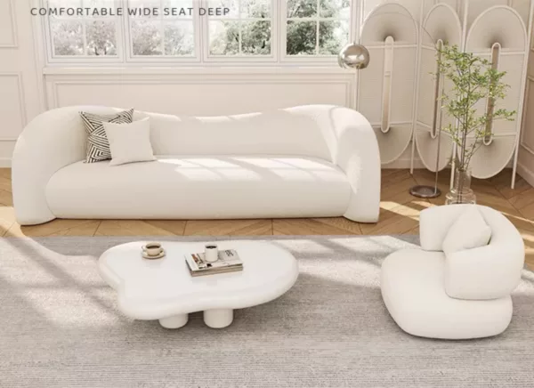 Odette Performance Bouclé Sofa
