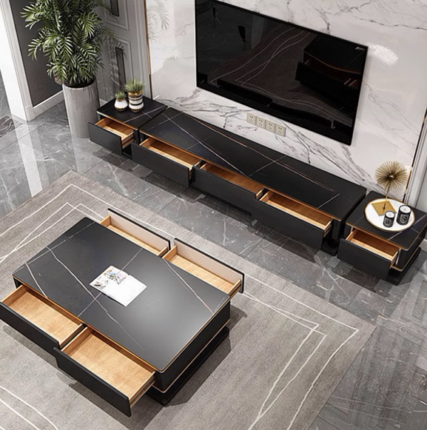 Visionnaire Noir TV unit set
