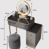 Noir Elegance Vanity Set