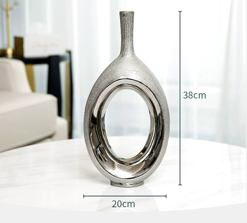 Silver Orbit Vase Collection