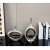 Silver Orbit Vase Collection