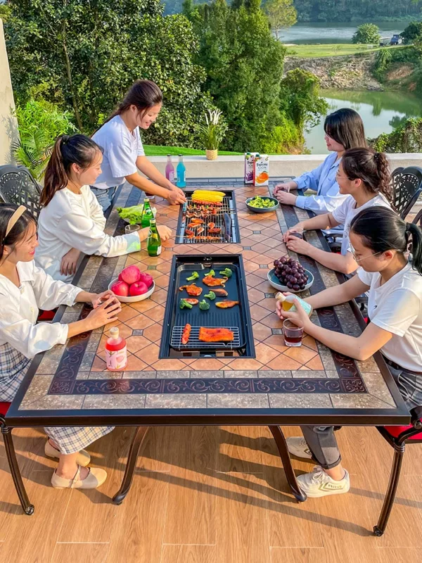 GrillMaster's Delight Outdoor Dining Suite