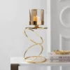 Luxe Spiral Elegance Candlesticks