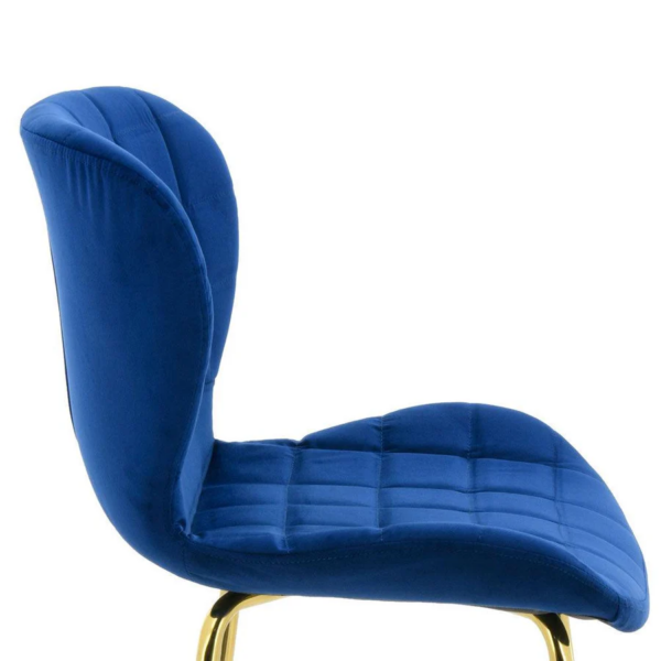 Azure Elegance Bar Chair