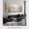 Hand-Painted Gold Wall Art - Exquisite Golden Dreams