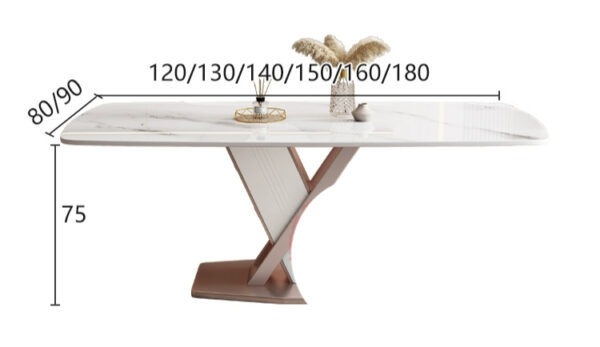 The Marquina Elegance Dining Table
