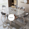 The Marquina Elegance Dining Table