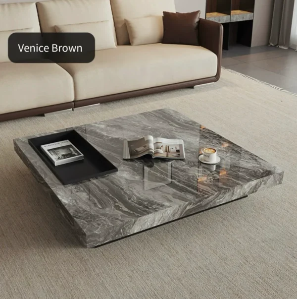 Modern Luxe Square Coffee Table