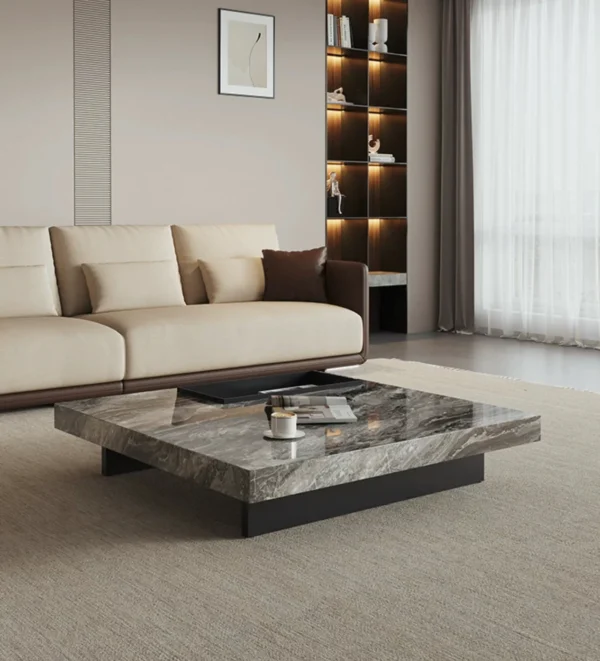 Modern Luxe Square Coffee Table