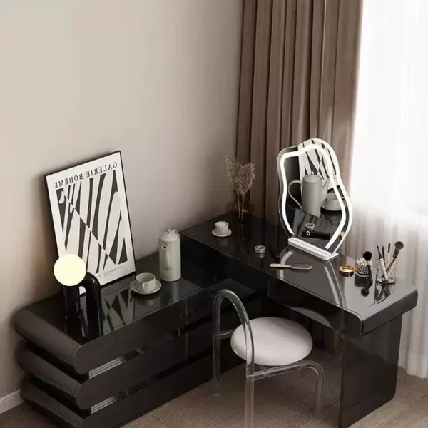 GlowCloud Solid Wood Dressing Table